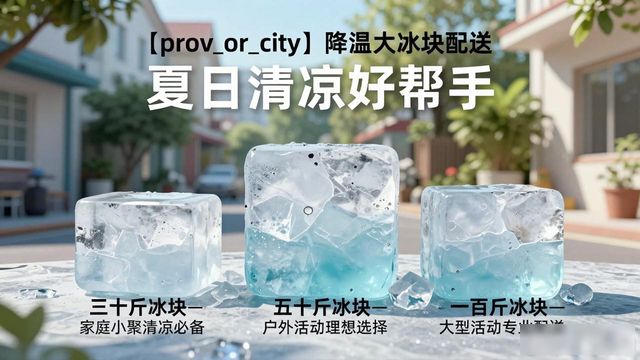 西青降温大冰块配送 夏日清凉好帮手